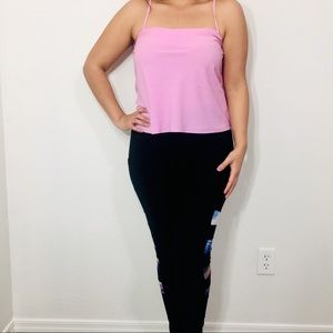 Spaghetti Strap Cowl Neck Top